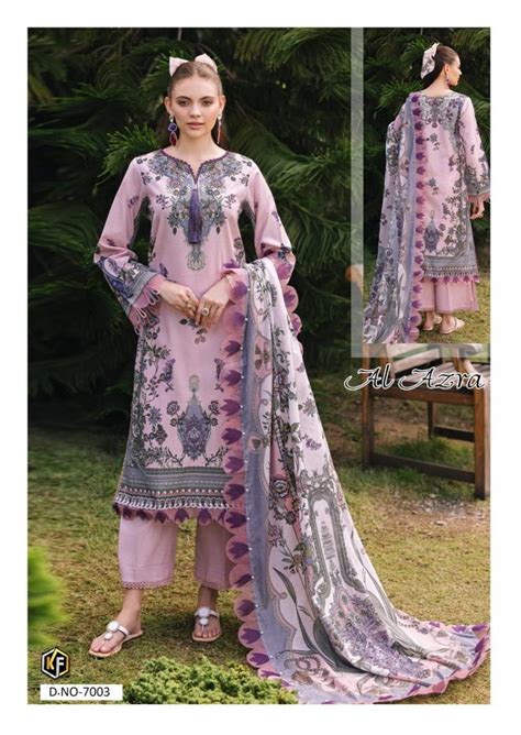 Keval Al Azra Vol-7 – Karachi Dress Material: Textilecatalog