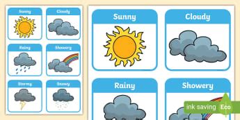 Topics Weather and Seasons Teaching Resources - Age 3-5 Topics Pri