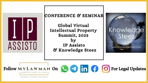 [Conference & Seminar] Global Virtual Intellectual Property Summit ...