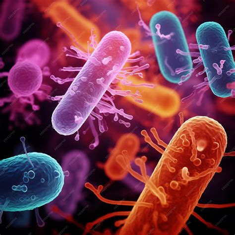 Células o bacterias de Escherichia Coli E Coli bajo el microscopio ...