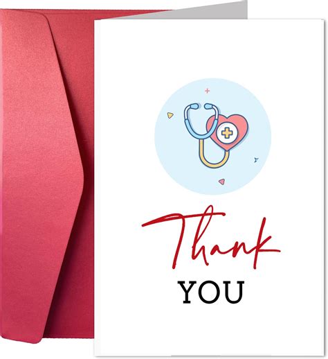 Amazon.com : SuperShunhu Doctor Thank You Card, Medical Staff ...