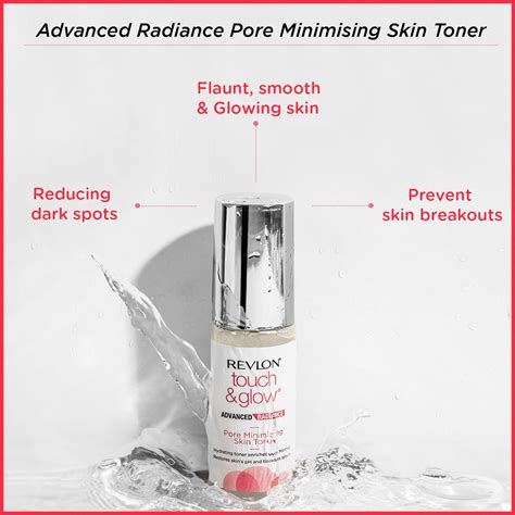 Revlon Touch & Glow Advanced Radiance Pore Minimizing Skin Toner ...