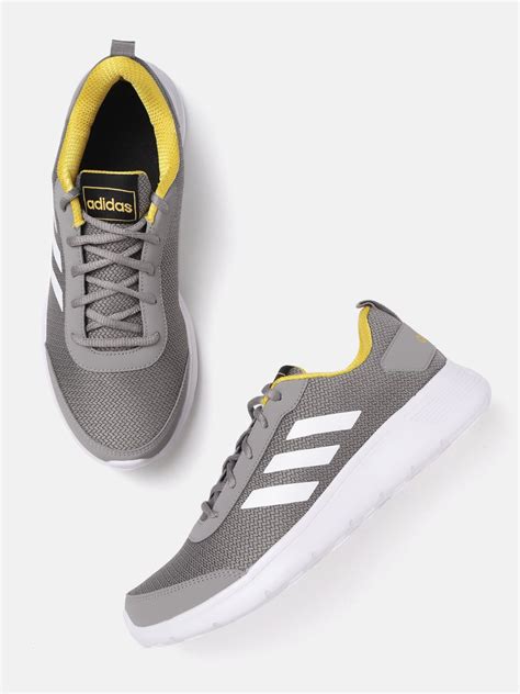 ADIDAS Men Grey Woven Design Clear Factor Running Shoes - Price History