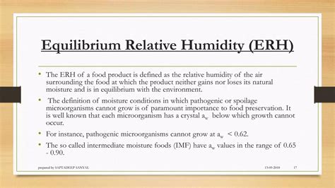 Water activity and types of food based on water activity | PPTX