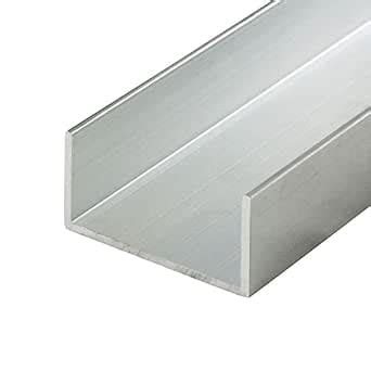 Outwater Mill Finish 1-3/8'' Inside Dimension Aluminum U-Channel 36 ...