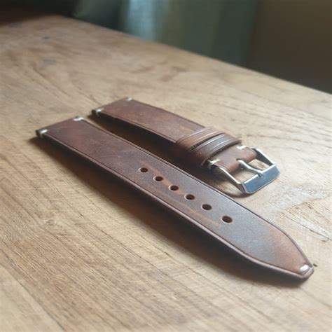 Handmade vintage leather watch strap | indian leather strap ...
