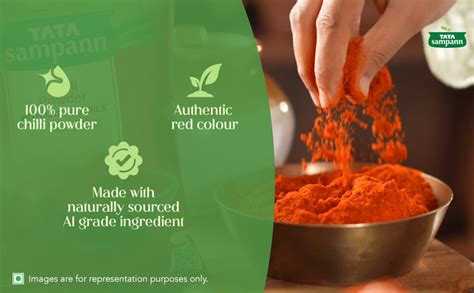 Tata Sampann Chilli Powder with Natural Oils, 500g, Lal Mirchi Powder ...