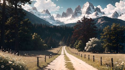 Country Road Scean 的图像结果