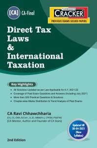 Taxmann's CRACKER for Direct Tax Laws & International Taxation – The ...
