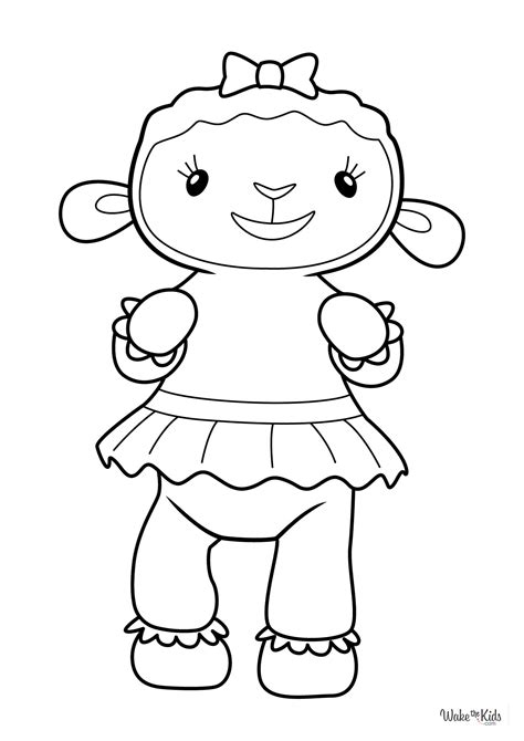 Doc Mcstuffins Lambie Halloween Coloring Pages [2025]