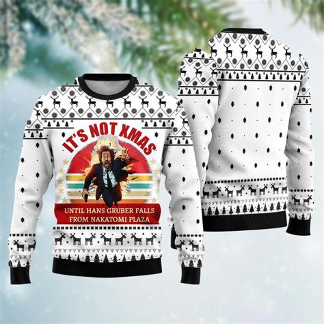 Die Hard Christmas Sweater, Christmas Party 1988 Ugly Sweater, Nakatomi ...