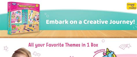 Buy Imagimake Fabulous Craft Kit-Arts and Crafts for Kids ages 6-8 ...