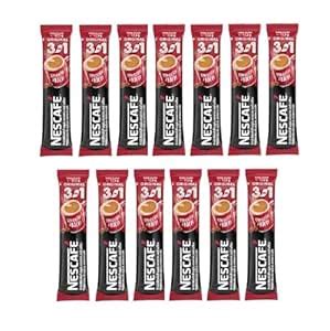 Nescafe Original 3 in 1 Instant Coffee Mix, Instant Coffee Sachets, 3 ...