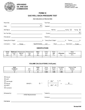 Gas Pressure Test Form - Fill and Sign Printable Template Online