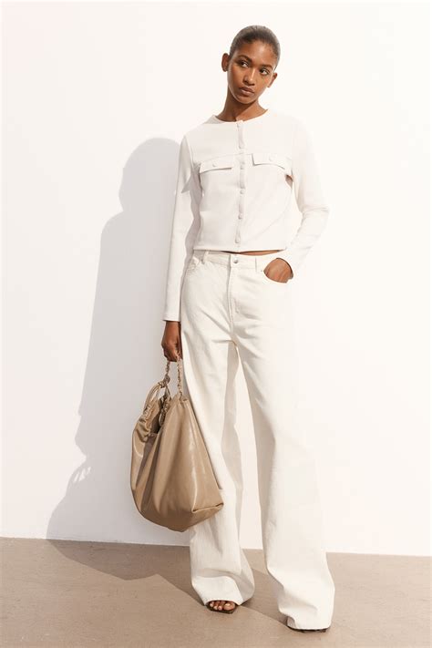 Jersey cardigan - Light beige - Ladies | H&M IN