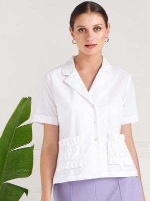 Buy AAREIN Immutable White Cotton Solid Shirt (XS) Online