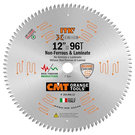 CMT 254.096.12 ITK Industrial Non-Ferrous Metal and Melamine Blade and ...