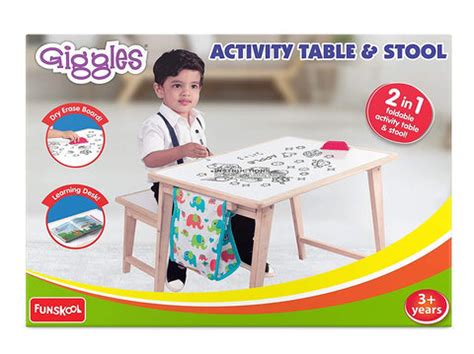 Buy Funskool Giggles Activity Table & Stool Online at Best Price in ...