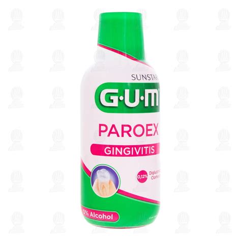 Enjuague Bucal Gum Paroex Gingivitis, 300 ml.