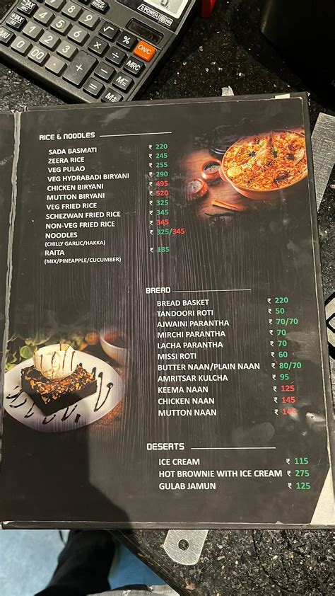 Menu at Insane Lounge & Bar Night Club Restaurant, Panchkula