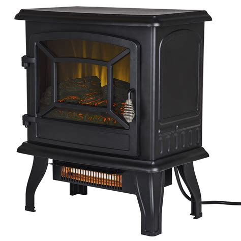 Buy Pleasant Hearth 17-In Infrared Electric Stove with 2 Stage Heater ...