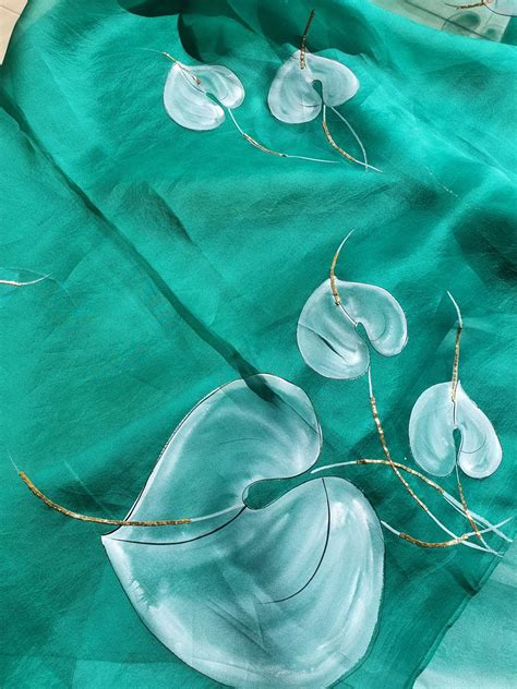 Anthuriums on Emerald green – Picchika