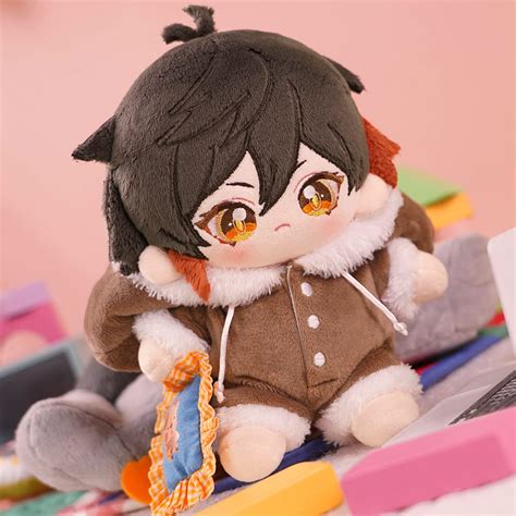 KIRA KIRA Genshin Zhongli Plushie with One-Piece Dragon Clothes 20 cm/8 ...