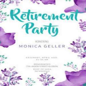 55+ Unique Retirement Invitation Message Ideas