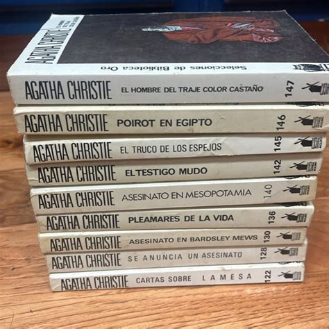 Lot of Agatha Christie titles (in Spanish) by Agatha Christie ...