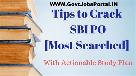 Complete SBI PO Examination Study Plan 2018