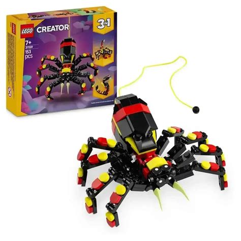 LEGO Creator 31159 Wild Animals: Surprising Spider – 3in1 Animal ...