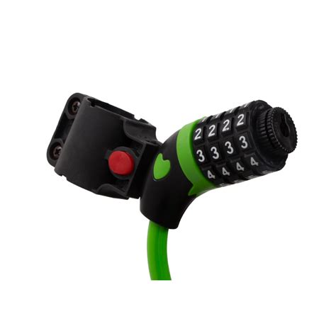 Spiral Cable Lock, High Security 4 Digit Resettable Pin, Anti-Theft Pr ...