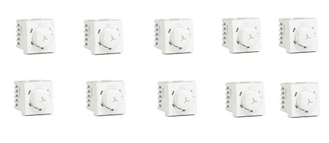 Havells Coral 5 Step Fan Regulator High Speed - 2 Module (White, Pack ...