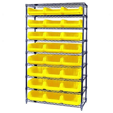 QUANTUM STORAGE SYSTEMS, 18 in x 42 in x 74 in, 1 Sided, Shelving Unit ...
