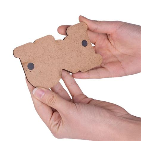 Wooden I Love You Photo Magnet - Teknofinal