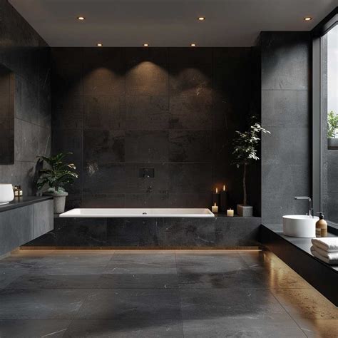 10+ Bold Black Bathroom Flooring Ideas for a Striking Look • 333k ...