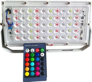MTC 50W RGB-3 color Flood Light Outdoor Lamp Price in India - Buy MTC ...