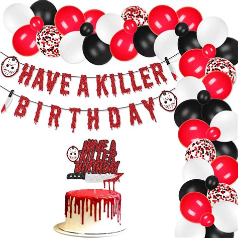 Have A Killer Birthday Party Decorations Kit Have A Killer | Desertcart ...