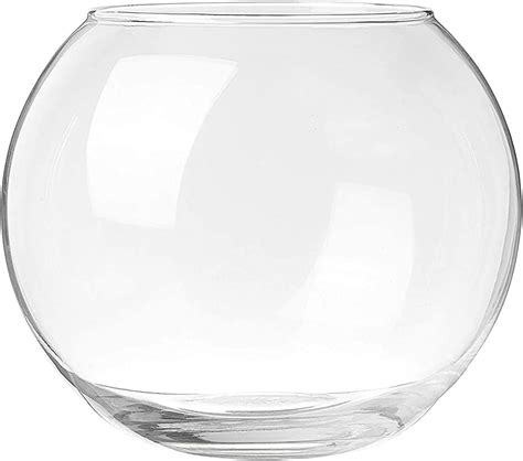Buy Home Centre Glass Solid Fish Bowl, 1 Bowl, Multicolour Online at ...