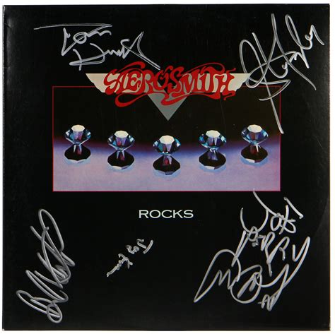 Lot Detail - Aerosmith Signed “Rocks” Album (REAL)