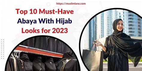 10 Must-Have Abaya With Hijab Looks – Muslim Lane