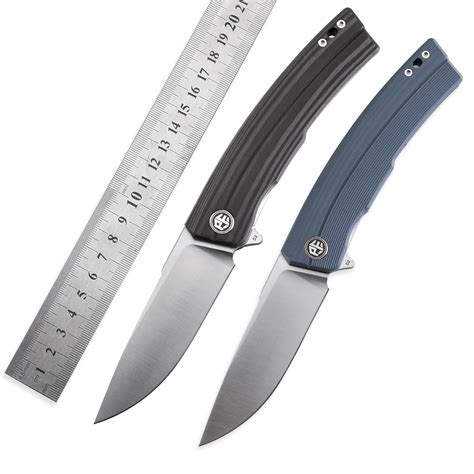 Petrified Fish PFP02 G10 Handle Folding Knife D2 Steel Ball Bearings ...