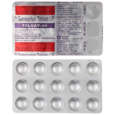 Telday 40 - Strip of 15 Tablets : Amazon.in: Health & Personal Care