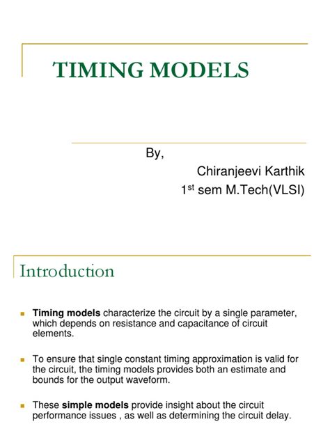 Image result for Standard Timing Model Machine