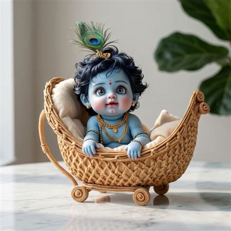 Makhan Chor Shri Krishna Murti – Shri Prasadam
