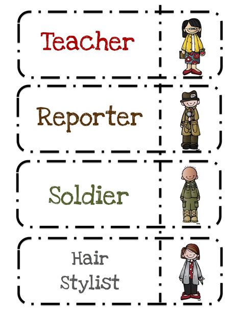 Community Helpers Free Printables