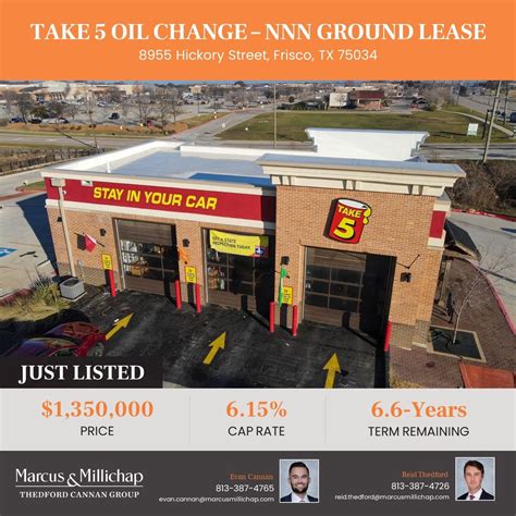🚨JUST LISTED | Take 5 Oil Change | Dallas MSA | 10% bump in 1.5 Years ...
