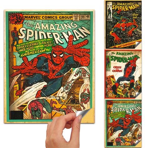 Buy Marvel Avengers Superhero Posters Avengers Room Decor - 3 Pack ...