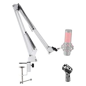 DAYONG Microphone Boom Stand,Heavy Duty Mic Boom Arm Desk Mount ...