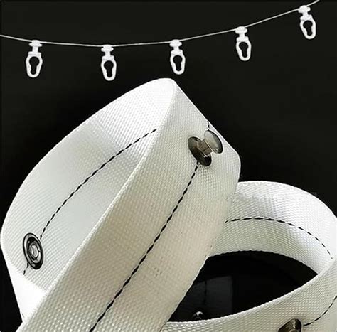 UNIQUELLA 5 Meter S-Wave Smart Curtain Tape with Cord Track Kit with ...